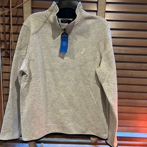 Nautica new with tags. Sweater fleece 3/4 zip